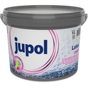 JUB Vrhunsko pralna barva Jupol Latex matt bela 2 l