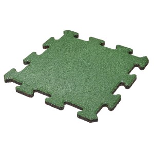 MAX3 Gumijasta ploščica Puzzle 500 mm x 500 mm x 25 mm zelena