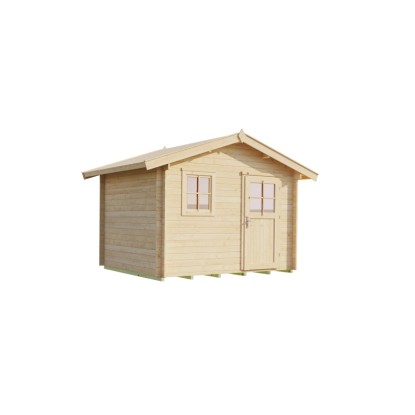 Weka Vrtna hiška Premium28 FT Neobdelana ŠxG: 300 cm x 200 cm Nadstrešek 20 cm