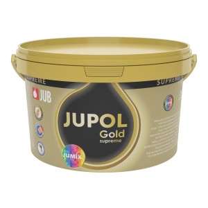 JUB Vrhunsko pokrivna notranja pralna barva Jupol Gold supreme bela 2 l