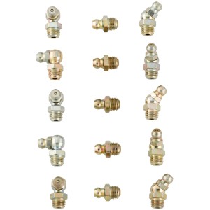 LUX-TOOLS Komplet nastavkov za mazanje 15-delni M8