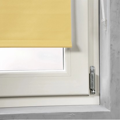 Cocoon Easy Fix Zatemnilna rolo zavesa rumena 90 cm x 210 cm