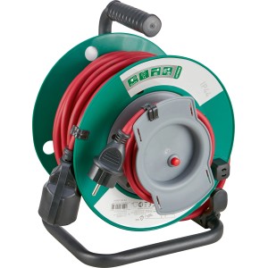 Kabelski boben 1 vtičnica 25 m H05RR-F3G1.5 zunanji