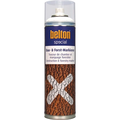 Belton Special Lak v spreju za označevanje signalno bel polsijajni 500 ml