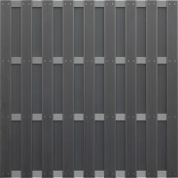 WPC ograja 180 cm x 180 cm antracit