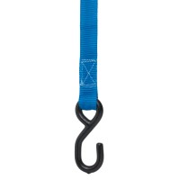 LUX-TOOLS Pritrdilni jermen z ragljo 2-delni S-kavelj 25 mm x 3,5 m