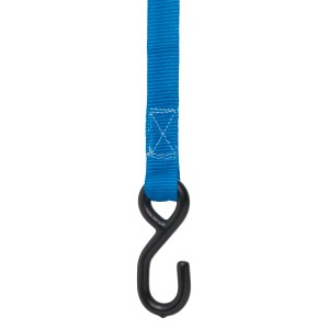 LUX-TOOLS Pritrdilni jermen z ragljo 2-delni S-kavelj 25 mm x 3,5 m