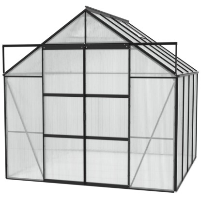 Vitavia rastlinjak Uranus 6700 HKP 4 mm Črn Š 257 cm x G 258 cm