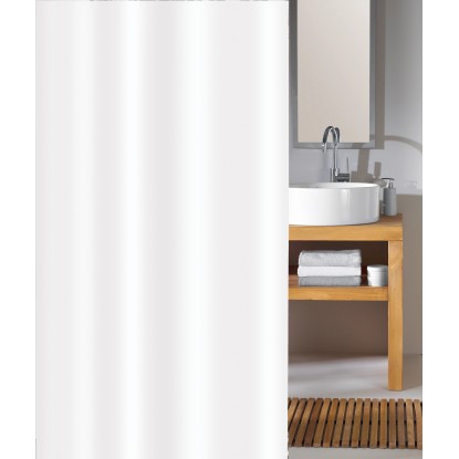 Kleine Wolke Zavesa za prhanje Phönix bel 180 cm x 200 cm