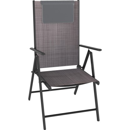 Garnitura vrtnega pohištva Travessa 8-delna iz aluminija siva