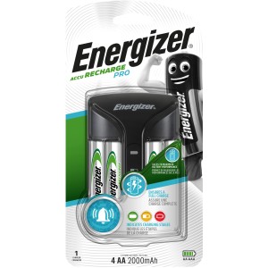 Energizer NiMH polnilnik baterij Pro 4xAA 2000 mAh vklj.