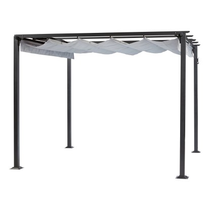Paviljon Texhoma siv 300 cm x 300 cm