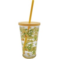 Kozarec za pitje Limonin vzorec 21,5 cm x Ø 9 cm