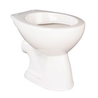 WC-školjka z nizkim izpiranjem z evro-izlivom
