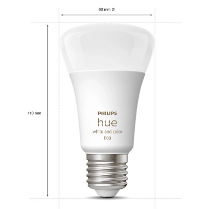 Philips Hue Dvojno pakiranje White & Color Ambiance E27 2 x 800 lm 9 W