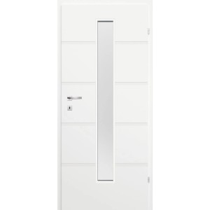 Classen Notranja vrata Savona m.2 steklo belo lakirana desna 850 mm x 2000 mm