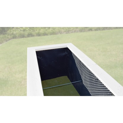 Weka Visoka greda z omarico Siva