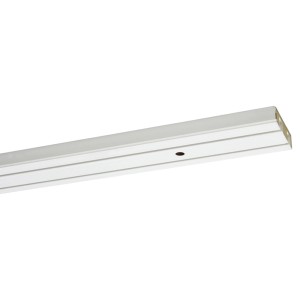 Gardinia Tračno vodilo za zavese 2-kanalna GE2 Bela 210 cm