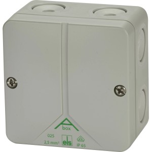 Spelsberg Razdelilna doza IP 65 nadometna 80 mm x 80 mm x 52 mm siva