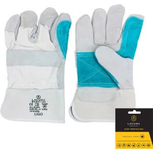 Rokavica Ligo belo modra vel. 10