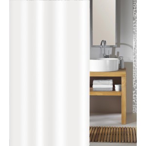 Kleine Wolke Zavesa za prhanje Phönix bel 180 cm x 200 cm