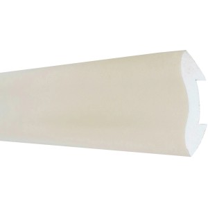 Kotna letev umetna masa 22 mm x 22 mm bela dolžina 2500 mm