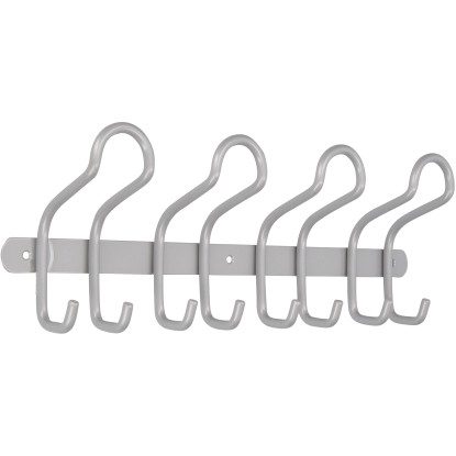 Siro Letvica s kljukicami 1783 kovina aluminij dolžina 400 mm 8 kavljev