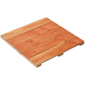 Lesena ploščica Duglazija fino valovita naravna 50 cm x 50 cm