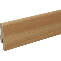 Zaključna letev Modern 40 bukev svetla 40 mm x 18 mm dolžina 2400 mm