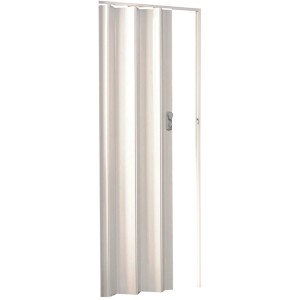 Harmonika vrata Spacy Dekor Bela sijajna 84 cm x 205 cm