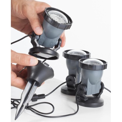 Heissner LED svetilka za ribnik in vrt 3 kosi