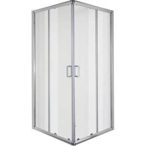 Sanotechnik Kotna tuš kabina Serije BQ 80 cm x 80 cm x 190 cm krom