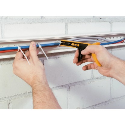 LUX-TOOLS Pištola za kabelske vezice Rdeča