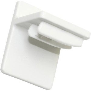 Gardinia Lepilni nosilec za plise zaveso bela