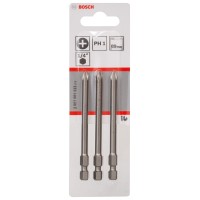 Bosch Vijačni nastavek Extra Hard PH1 89 mm 3 kosi