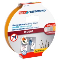 Tesa Powerbond Montažni trak za notranje prostore 5 m x 19 mm