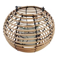 Boltze Svečnik Heather 15 cm x 18 cm x 18 cm natur