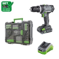 LUX-TOOLS 20 V Akumulatorski vijačnik 1 PowerSystem vklj. z akumulatorjem 2 Ah