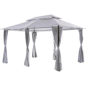 Vrtni paviljon Palmarillo siv 3,96 x 2,96 m