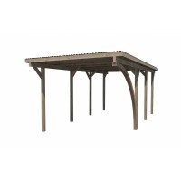 Weka Enojni avtomobilski nadstrešek 606 A Vel. 2 z lokom 300 cm x 600 cm