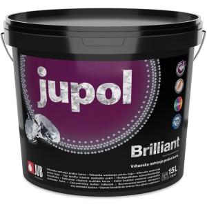 JUB Notranja pralna barva Jupol Brilliant bela 15 l