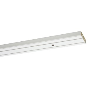 Gardinia Tračno vodilo za zavese 2-kanalna GE2 Bela 300 cm