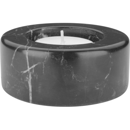 Stojalo za čajne svečke Modern Antique 3,5 cm x Ø 8,5 cm Črno-sivo