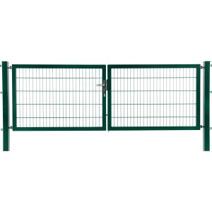Dvojna vrata Premium dvojni panel zelena 140 x 300 cm