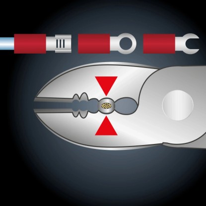 LUX-TOOLS Stranske ščipalne klešče VDE Professional 190 mm