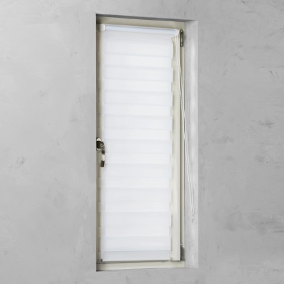 Cocoon Easy Fix dvojna dnevna rolo zavesa bela 90 cm x 220 cm