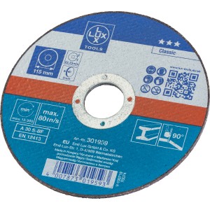 LUX-TOOLS Tkivna rezalna plošča Classic kovina premer 115 mm debelina 3 mm