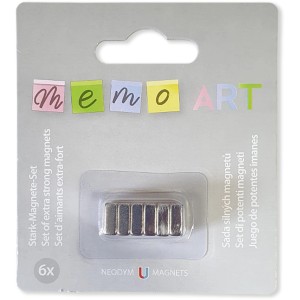 Memo-Art Magnet 6 kosov okrogel