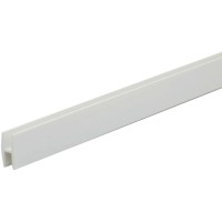 Arcansas H-profil 25 mm x 12 mm x 1.000 mm PVC mat bela