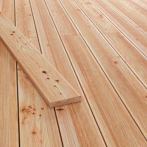 Terasna deska macesen neobdelana 200 cm x 14,5 cm x 2,8 cm